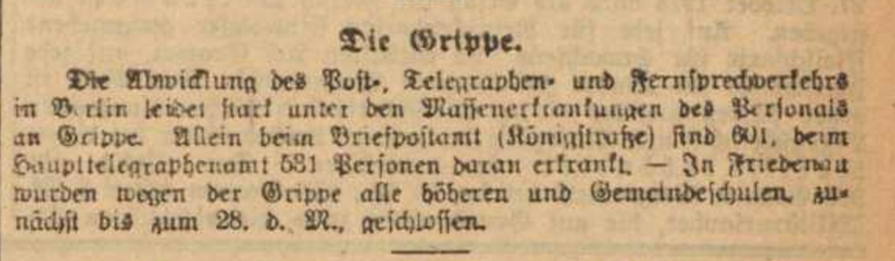 Die ignorierte Pandemie? Die „Spanische Grippe“ in Gesellschaft und Medien 1918-1920